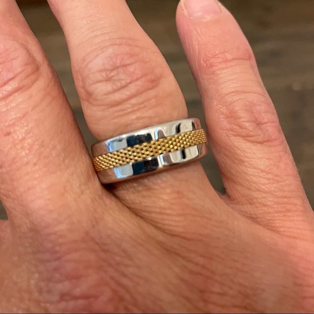 Bering Two-Tone Ring Size 6